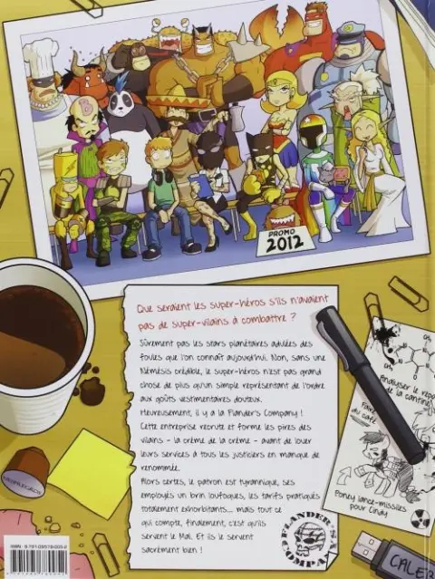 Verso de l'album Flander's Company Tome 1 Ils servent le Mal et ils le servent bien !