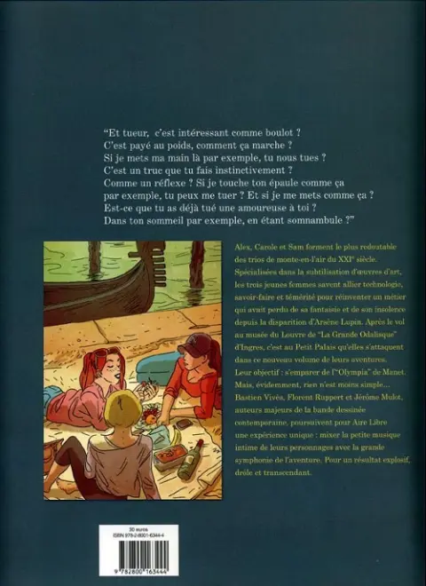 Verso de l'album La Grande Odalisque Tome 2 Olympia