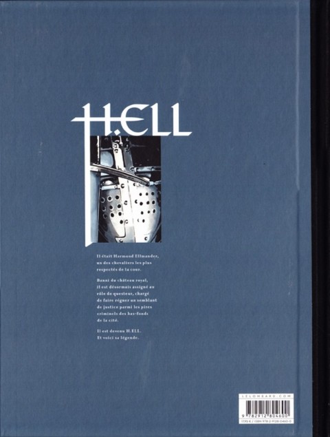 Verso de l'album H.ELL Tome 1 La Mort, sous toutes les formes
