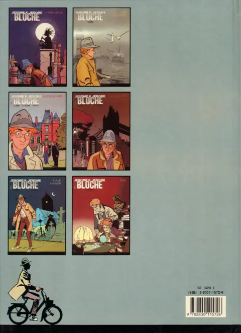 Verso de l'album Jérôme K. Jérôme Bloche Tome 5 Le jeu de trois