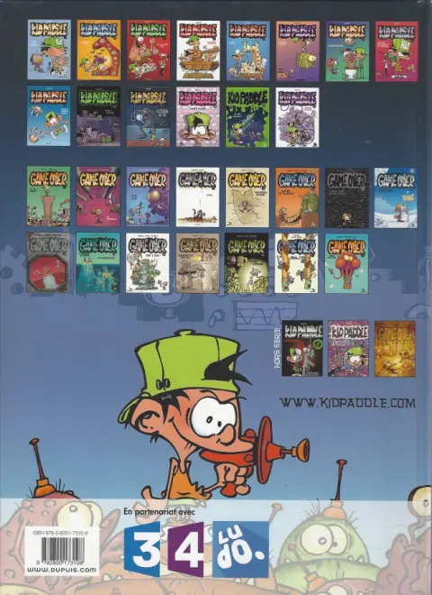 Verso de l'album Kid Paddle Tome 6 Rodéo Blork
