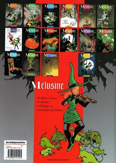 Verso de l'album Mélusine Tome 9 Hypnosis