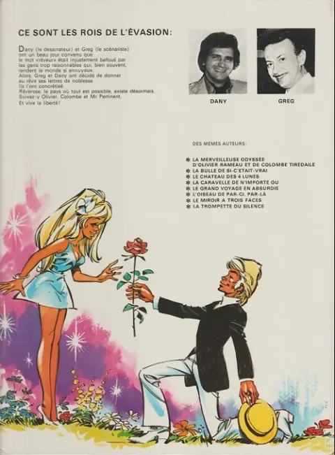 Verso de l'album Olivier Rameau Tome 4 La caravelle de n'importe où