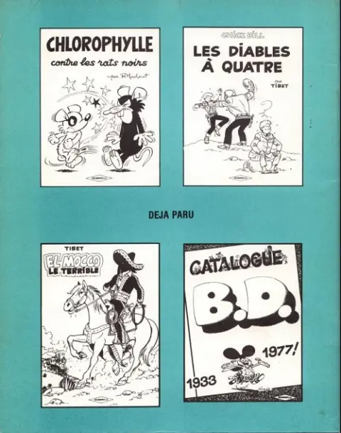 Verso de l'album Le Père la Houle