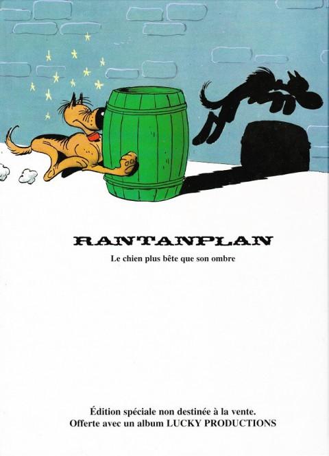 Verso de l'album Rantanplan Tome 3 Rantanplan otage