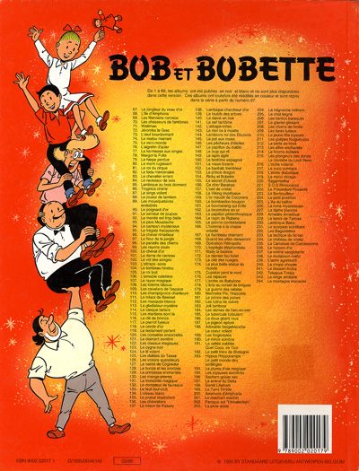 Verso de l'album Bob et Bobette Tome 244 La montagne menacée
