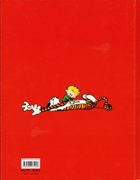 Verso de l'album Calvin et Hobbes Intégrale 8