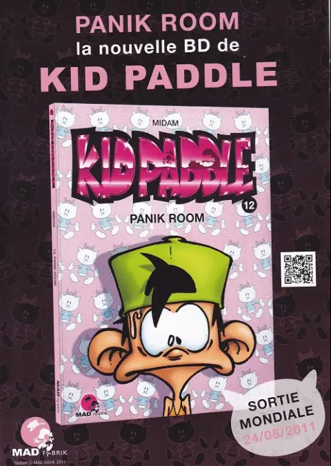 Verso de l'album Kid Paddle Compil de gags