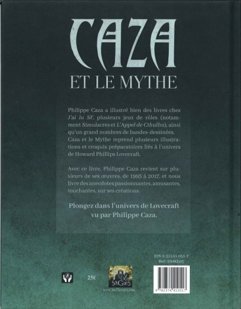 Verso de l'album Caza et le mythe