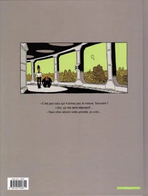 Verso de l'album Biotope 1
