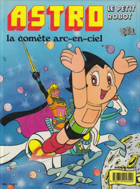 Verso de l'album Astro le petit robot La comète arc-en-ciel