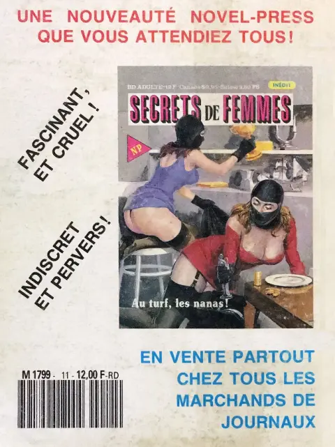 Verso de l'album BD Hard Tome 11 Le rouge est mis !