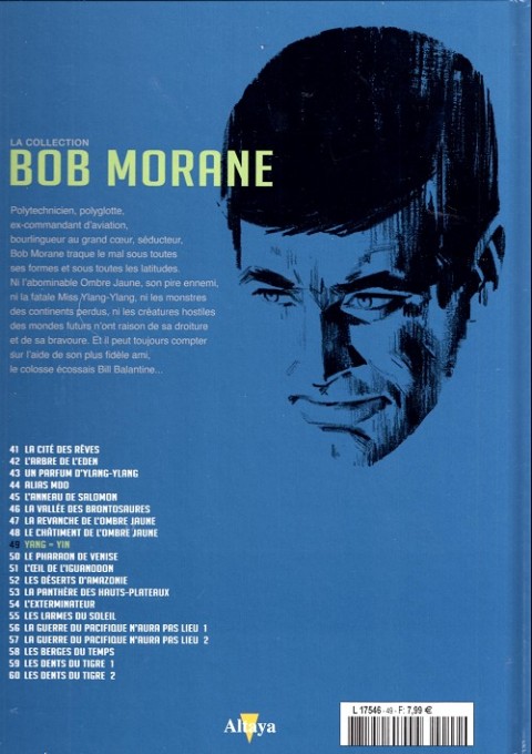 Verso de l'album Bob Morane La collection - Altaya Tome 49 Yang = Yin