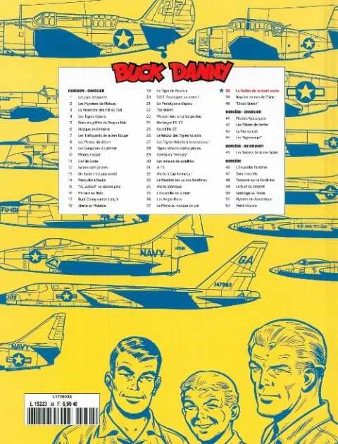 Verso de l'album Buck Danny Tome 38 La vallée de la mort verte
