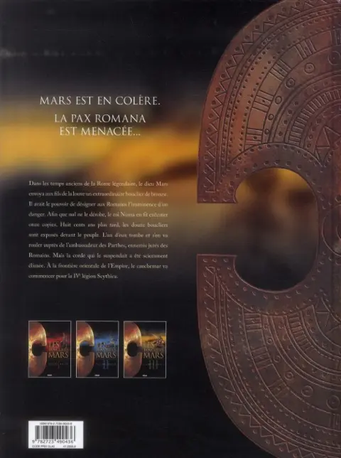 Verso de l'album Les Boucliers de Mars Tome 3 Sémiramis