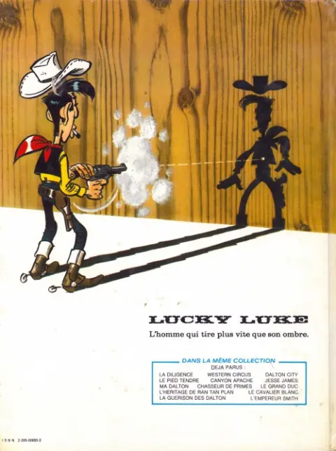 Verso de l'album Lucky Luke Tome 40 Le grand duc