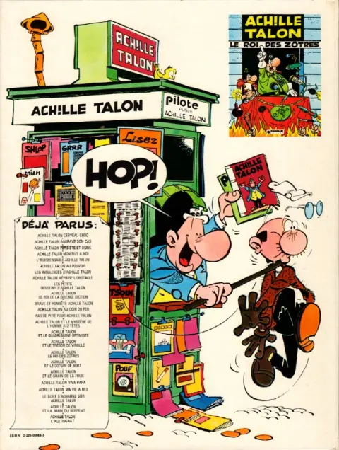 Verso de l'album Achille Talon Tome 11 Brave et honnête Achille Talon