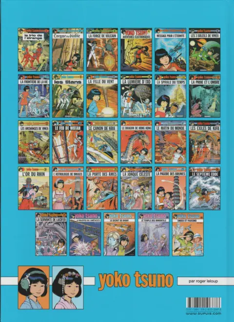 Verso de l'album Yoko Tsuno Tome 10 La lumière d'Ixo