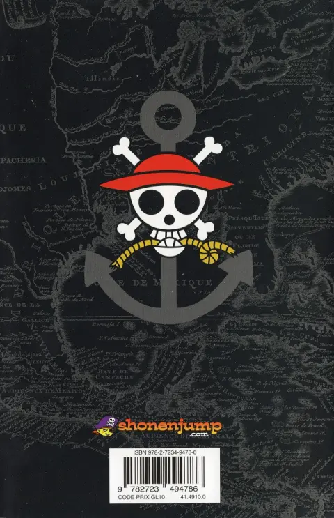 Verso de l'album One Piece Tome 22 Hope !
