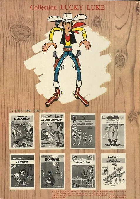 Verso de l'album Lucky Luke Tome 11 Lucky Luke contre Joss Jamon