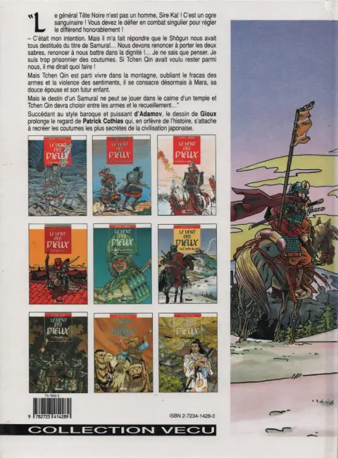Verso de l'album Le Vent des Dieux Tome 6 L'ordre du ciel