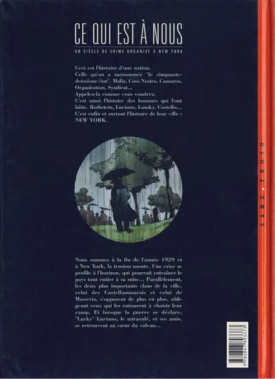 Verso de l'album Ce qui est à nous Tome 8 Oyster Bay
