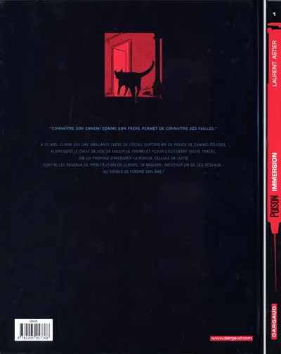 Verso de l'album Cellule Poison Tome 1 Immersion