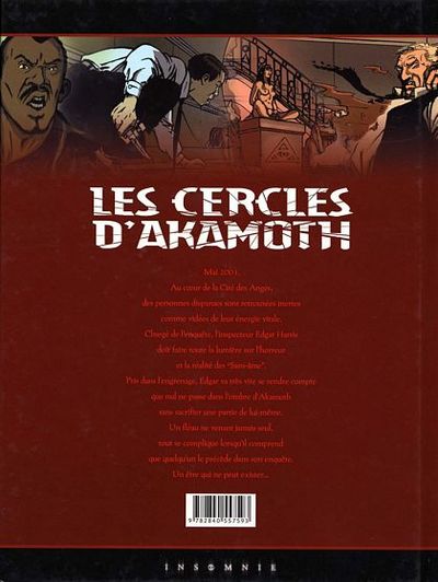 Verso de l'album Les Cercles d'Akamoth Tome 1 Les sans-âme