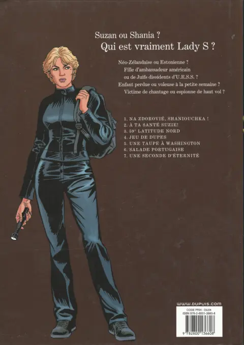 Verso de l'album Lady S. Tome 2 À ta santé Suzie !