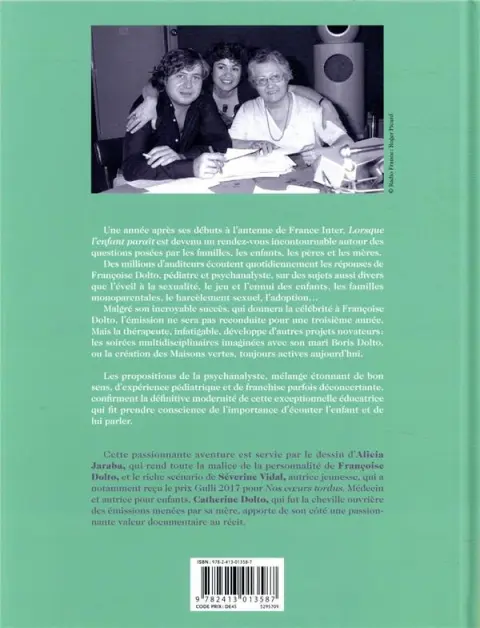 Verso de l'album L'onde Dolto Tome 2