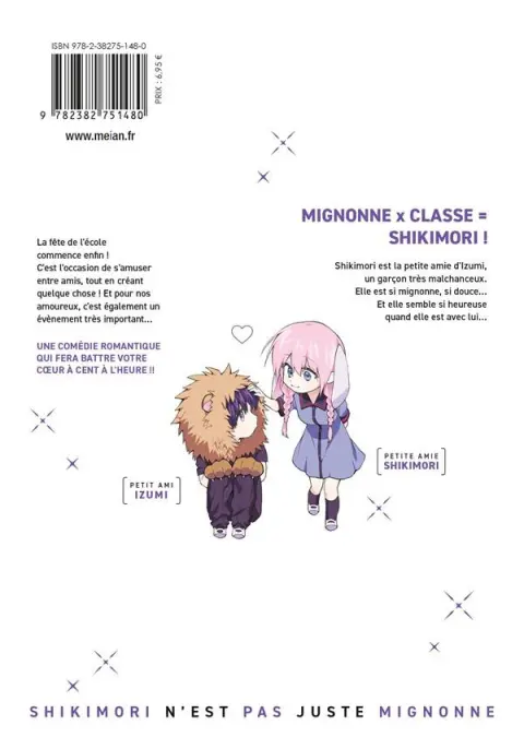 Verso de l'album Shikimori n'est pas juste mignonne 4