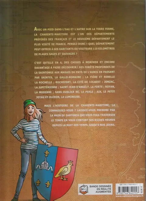Verso de l'album La Charente-Maritime Une histoire entre terre et mer