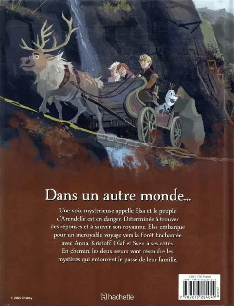 Verso de l'album La Reine des neiges La reine des neiges II - La BD du film