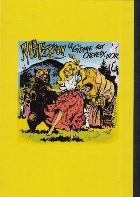 Verso de l'album Mitzou La gitane aux cheveux d'or
