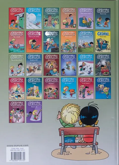 Verso de l'album Cédric Tome 13 Papa, je veux un cheval !