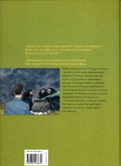Verso de l'album Chroniques absurdes