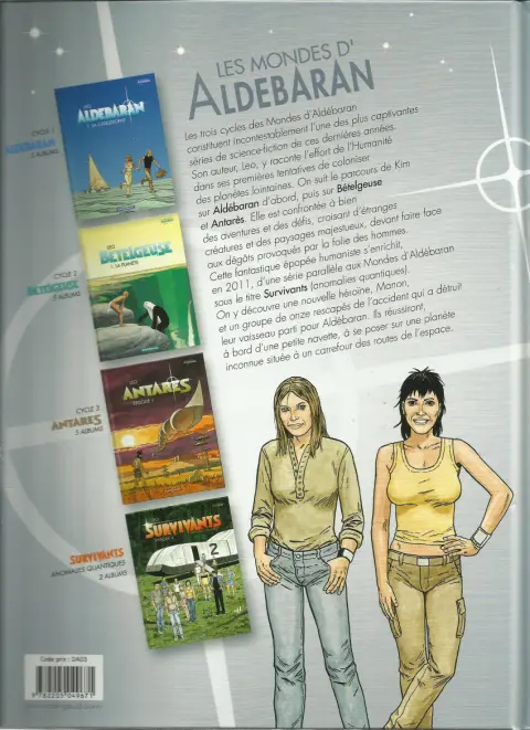Verso de l'album Aldébaran Tome 1 La Catastrophe