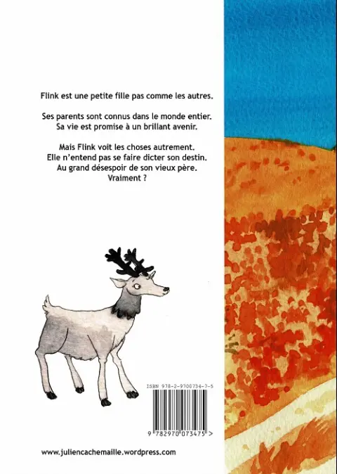 Verso de l'album Flink Cadeau du destin
