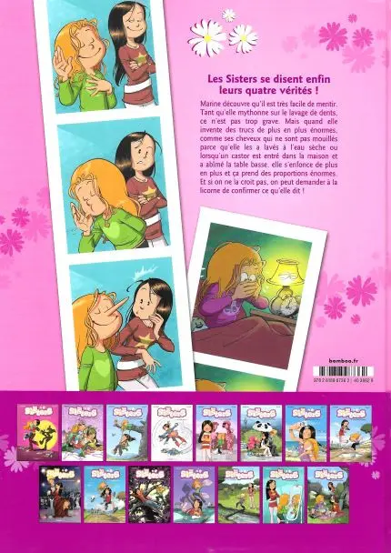 Verso de l'album Les Sisters Tome 14 Juré, craché, menti !