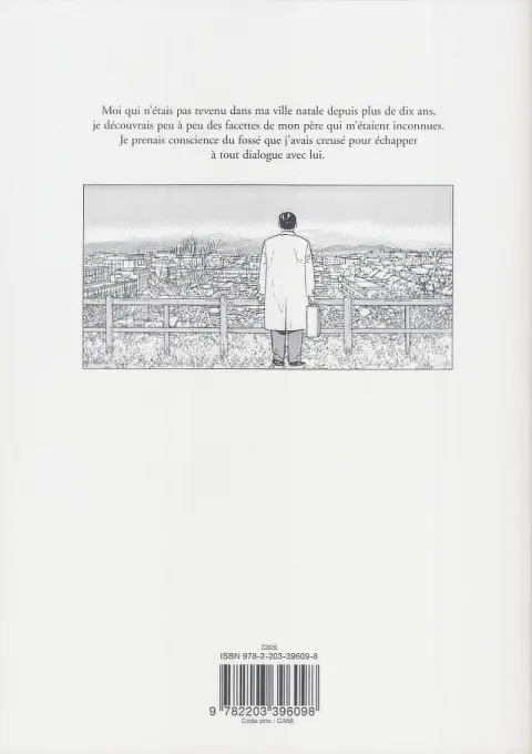 Verso de l'album Le Journal de mon père