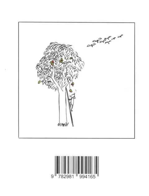 Verso de l'album Esquisses gourmandes de l'Ïle Maurice