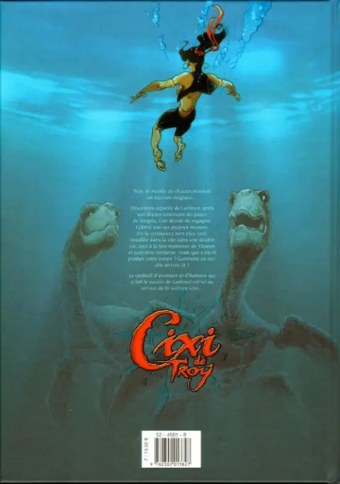 Verso de l'album Cixi de Troy Tome 2 Le secret de Cixi (2ème partie)