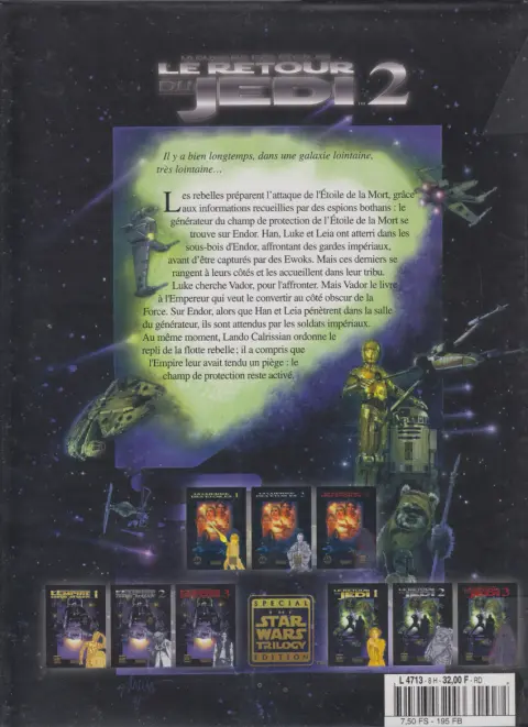 Verso de l'album Star Wars - Albums BD - Photo Tome 8 Le Retour du Jedi 2