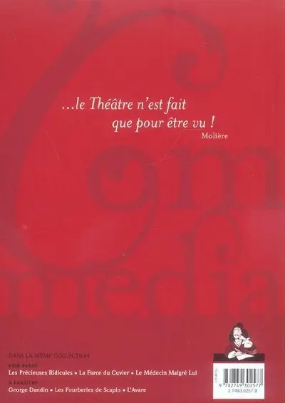 Verso de l'album Commedia Tome 3 Le médecin malgré lui