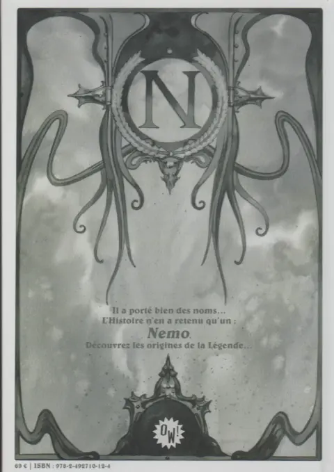 Verso de l'album Alias Nemo 1 Prince Dakkar