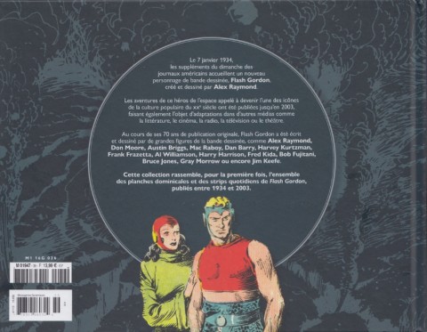 Verso de l'album Flash Gordon Tome 36 1956-1957