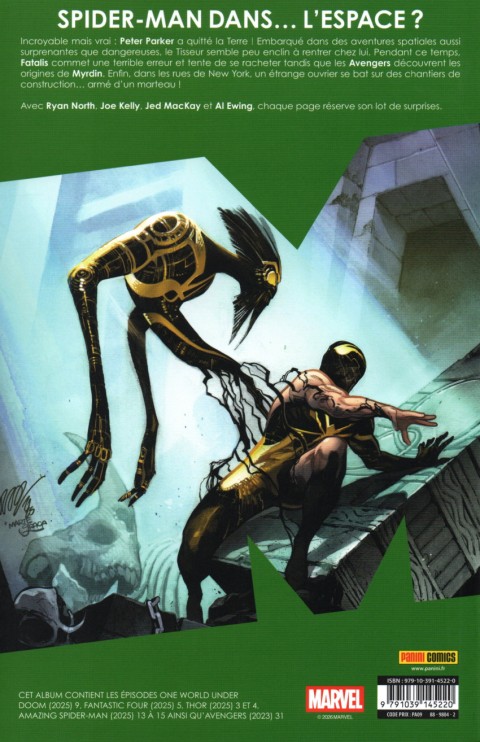 Verso de l'album Marvel World Volume 08