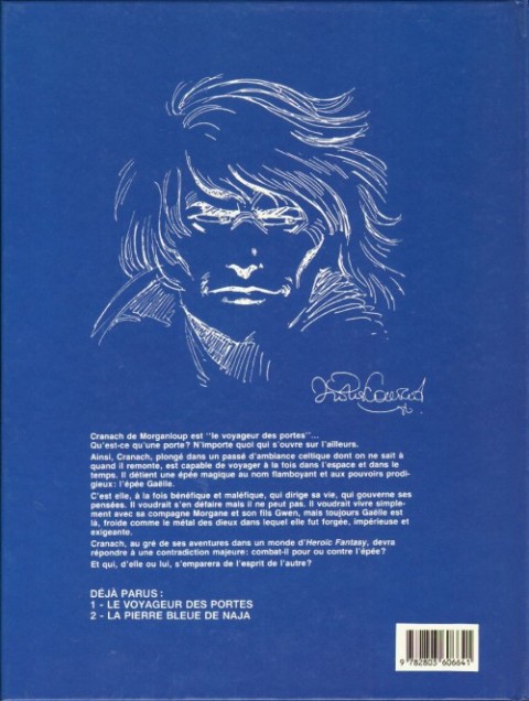 Verso de l'album Cranach de Morganloup Tome 2 La pierre bleue de Naja