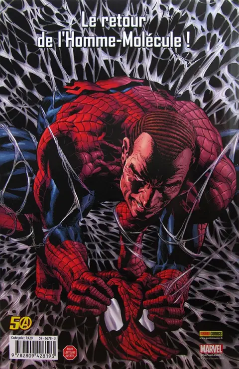Verso de l'album Dark Avengers Tome 2 L'homme-molécule