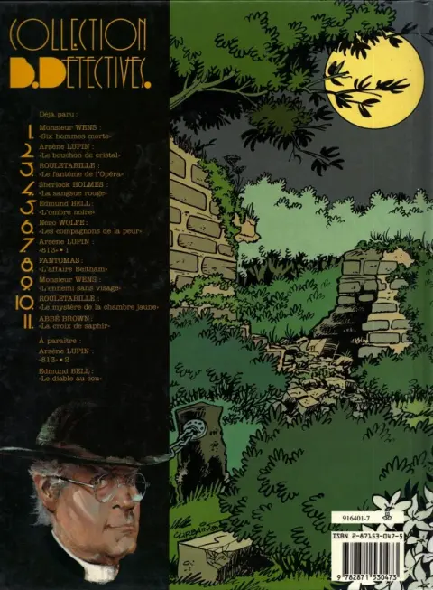 Verso de l'album Abbé Brown La croix de saphir
